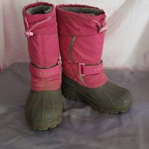Girls LL Bean Winter Boots